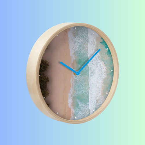 Beach Themed Wall Clock