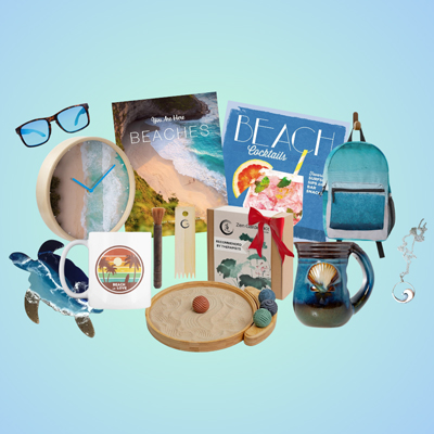 A collage of gift ideas