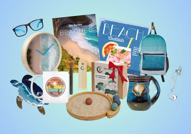 A collage of gift ideas