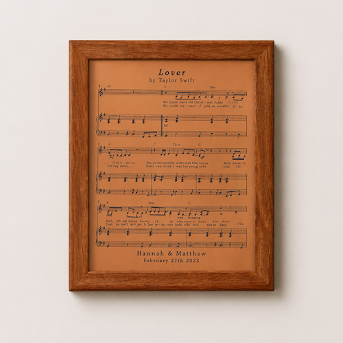 Classical Sheet Music Print