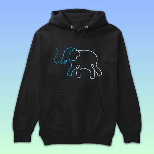 Elephant Design Hoodie