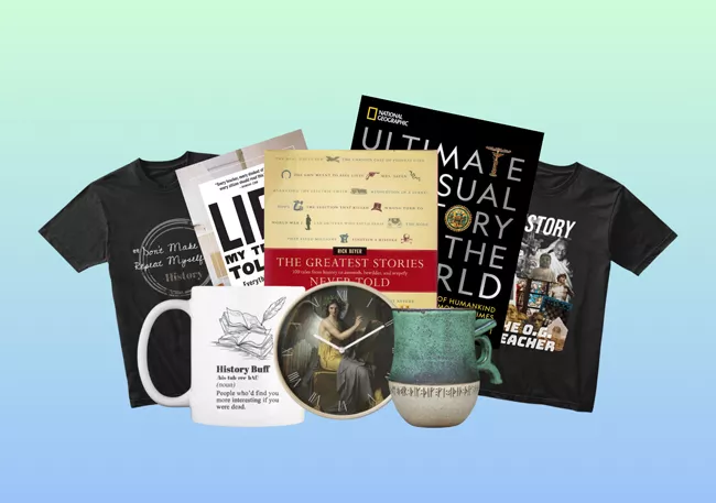 History Gift Ideas Graphic