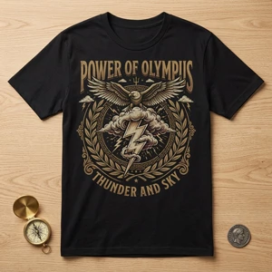 Zeus Thunder Power of Olympus T-Shirt