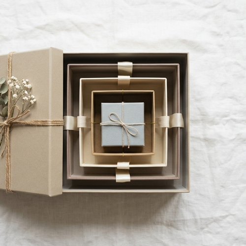A woman with her gift