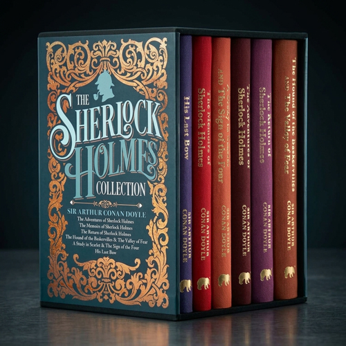 Boxed set of Sherlock Holmes hardcover books