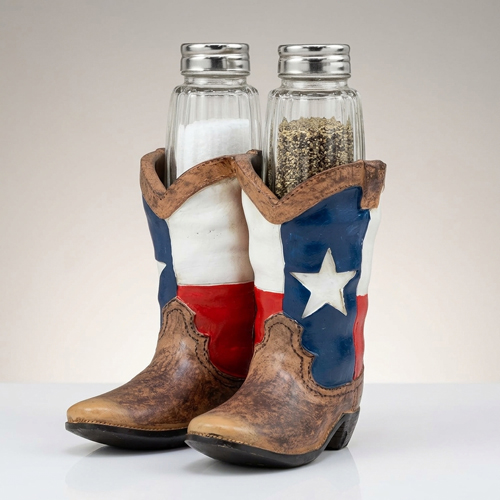 Texas Salt & Pepper Shakers