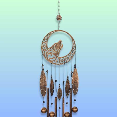 Tribal Wolf Dreamcatcher