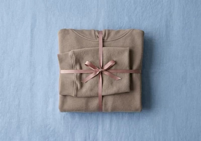 A hoodie on a Linen Background