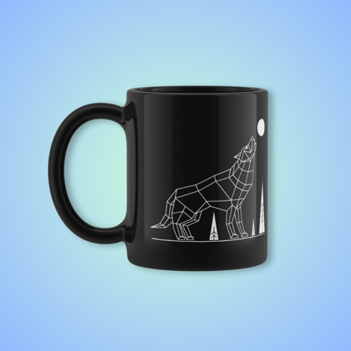 Wolf Design Mug