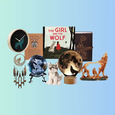 graphic of a wolf gift ideas